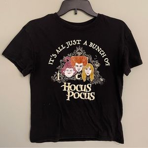 Disney Women’s ALL A BUNCH OF HOCUS POCUS Black Tshirt MEDIUM